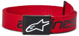 opasok LINEAR WEB BELT, ALPINESTARS (čierna/červená)