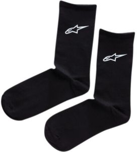 ponožky CREW, ALPINESTARS (čierna)