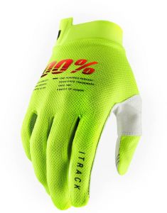 rukavice iTRACK, 100% - USA (fluo zelená)