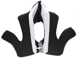 lícnice interiéru pre prilbu TWIST 2.0, AIROH - Itália (čierna/biela)