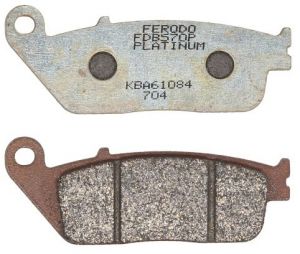 FERODO brzdové platničky GF014, GF022, cestné, platina-P 102x39x8,3 mm SUZUKI RF