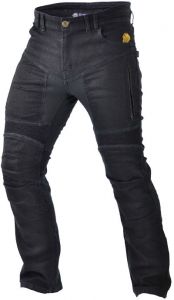 Kevlarové džínsy na motorku Trilobite Parado 661 čierne SLIM (predĺžené)