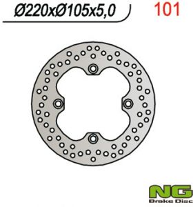 NG zadný brzdový kotúč HONDA (220x105x5mm)