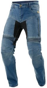 Kevlarové džínsy na motorku Trilobite Parado 661 modré SLIM FIT regular