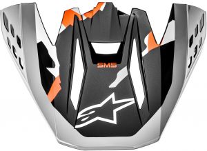 šilt pre prilby S-M5 ROVER 2022, ALPINESTARS (červená fluo/šedá/maskáčová)