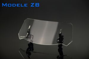Deflektor na plexi  LOSTER ZB3 transparent