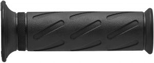 gripy OEM SUZUKI štýl (road) dĺžka 124/118 mm, DOMINO (čierne)