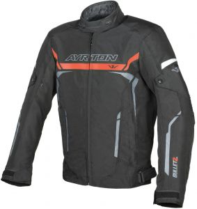 bunda Bullet II, AYRTON (čierna/červená/šedá) 2026