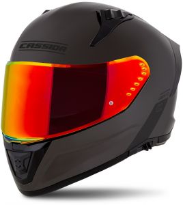 Prilba Aero Super Mono, CASSIDA (čierna chrom/čierna) 2024