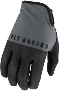 cyklo rukavice MEDIA, FLY RACING - USA (čierna/šedá)