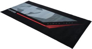 Textilný koberec pod motocykel SPORT L, OXFORD (červená/šedá/čierna, 200x100cm)