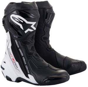 Topánky SUPERTECH R VENTED 2023, ALPINESTARS (čierna/biela)
