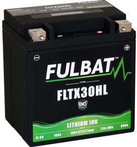 lithiová batéria  LiFePO4  YTX30HL-BS FULBAT 12V, 18Ah, 900A, 168x127x177
