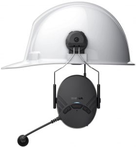 Bluetooth Hard-Hat-Mount headset Tufftalk Lite (dosah 0,8 km), SENA