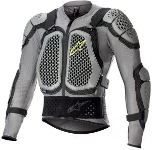 chránič tela BIONIC ACTION 2, ALPINESTARS (šedá/čierna/žltá fluo)