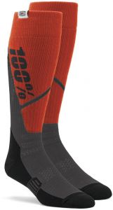 ponožky TORQUE MX, 100% -USA (oranžová/šedá)