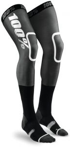 Nadkolienky REV MX, 100% - USA (čierna/biela)