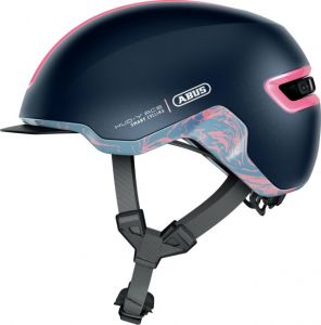 cyklo prilba so svetlom HUD-Y midnight blue, ABUS (modrá)