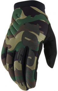 rukavice BRISKER, 100% - USA (camo/čierna)