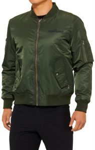 bunda BOMBER 100%, zelená