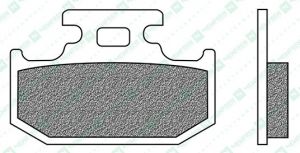 brzdové platničky, NEWFREN (zmes OFF ROAD DIRT ORGANIC) 2 ks v balení