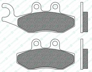 brzdové platničky, NEWFREN (zmes SCOOTER ELITE SINTERED) 2 ks v balení