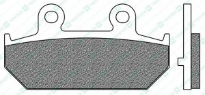 brzdové platničky, NEWFREN (zmes SCOOTER ELITE ORGANIC) 2 ks v balení