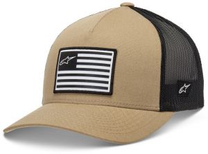 šiltovka FLAG SNAP HAT, ALPINESTARS (piesková/čierna/biela)