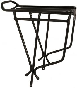 trubkový nosič brašien ALLOY LUGGAGE RACK, OXFORD (čierny)
