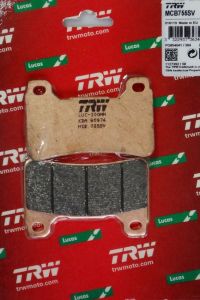 Brzdové platničky LUCAS MCB755SV - TRW
