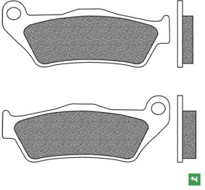brzdové platničky NEWFREN (zmes ROAD TOURING SINTERED) 2 ks v balení
