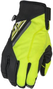 rukavice TITLE, FLY RACING - USA (čierna/hi-vis)