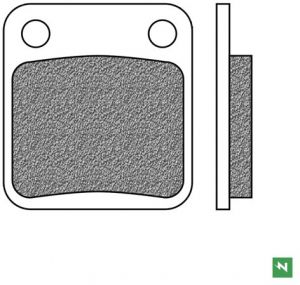 brzdové platničky, NEWFREN (zmes SCOOTER ELITE ORGANIC) 2 ks v balení