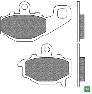 brzdové platničky, NEWFREN (zmes ROAD TOURING SINTERED) 2 ks v balení
