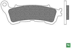 brzdové platničky, NEWFREN (zmes SCOOTER ELITE SINTERED) 2 ks v balení