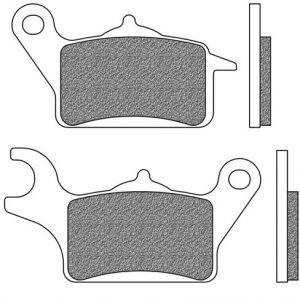 brzdové platničky, NEWFREN (zmes SCOOTER ELITE ORGANIC) 2 ks v balení