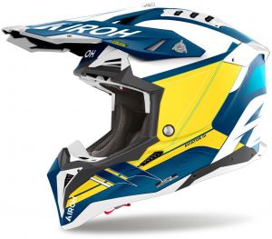 prilba AVIATOR 3 Saber, AIROH (matná modrá)