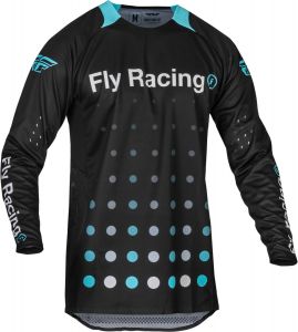 dres EVOLUTION DST. FLY RACING - USA  (čierna/modrá)