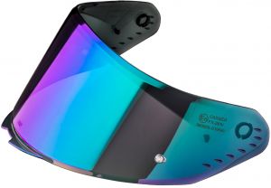 plexi pre prilby AERO s prípravou pre Pinlock, CASSIDA - ČR (irídium REVO)