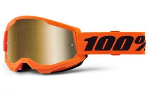 STRATA 2 NEW 100% - USA, oranžové okuliare - zlaté plexi