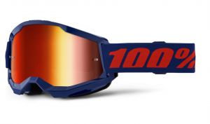 STRATA 2 NEW 100% - USA, modré okuliare - červené plexi