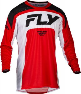 dres LITE, FLY RACING - USA (červená/biela/čierna)