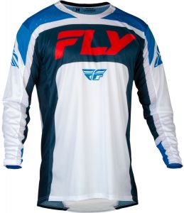 dres LITE, FLY RACING - USA (červená/biela/modrá)