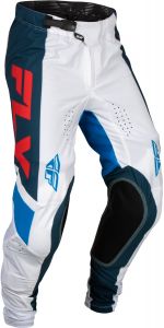 nohavice LITE, FLY RACING - USA 2024 (červená/biela/modrá)