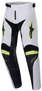 nohavice RACER LUCENT, ALPINESTARS, detské (biela/čierna/žltá fluo)