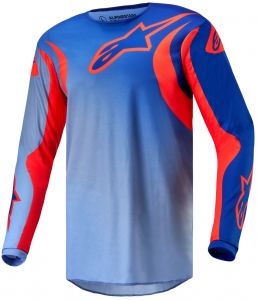 dres FLUID LUCENT, ALPINESTARS (modrá/svetlo modrá/oranžová)