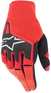 rukavice TECHSTAR, ALPINESTARS (červená/čierna/biela)