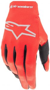 rukavice RADAR, ALPINESTARS (červená/strieborná) 2025