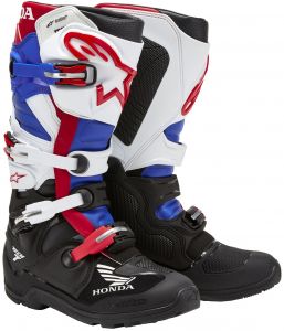 topánky, ALPINESTARS (čierna/biela/modrá/červená)
