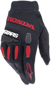 rukavice FULL BORE HONDA kolekcia, ALPINESTARS (čierna/červená)